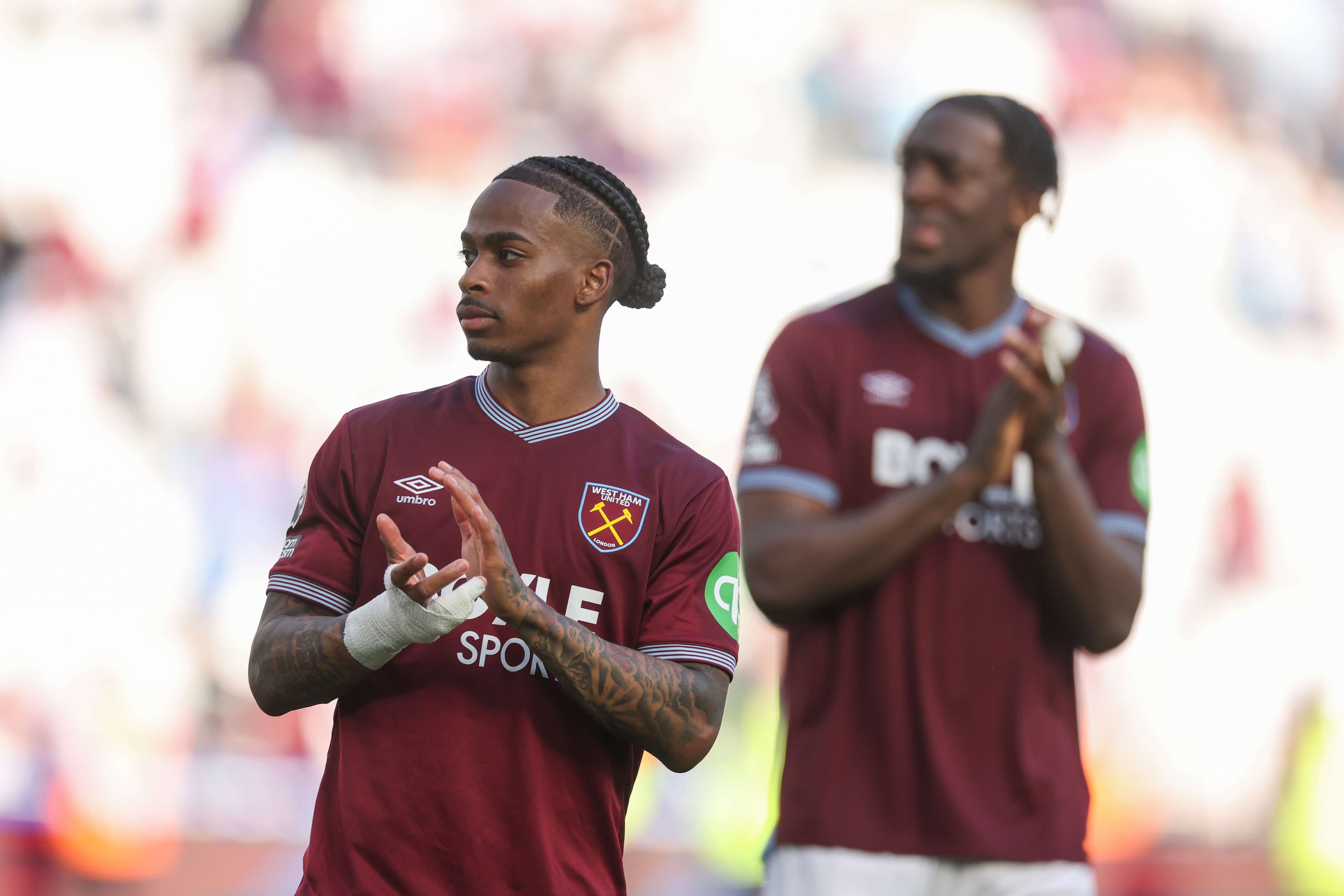 Roma closing in on West Ham’s Crysencio Summerville