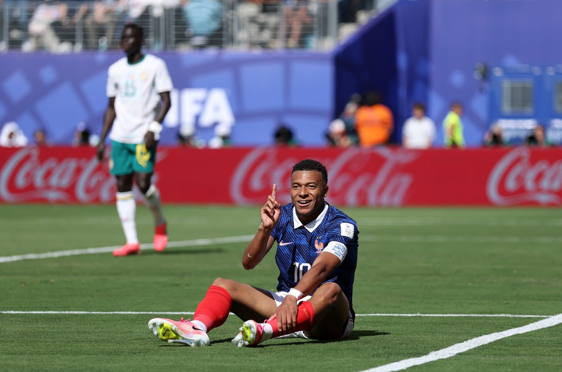 Kylian Mbappe breaks two historic France records as Real Madrid star shines in World Cup opener