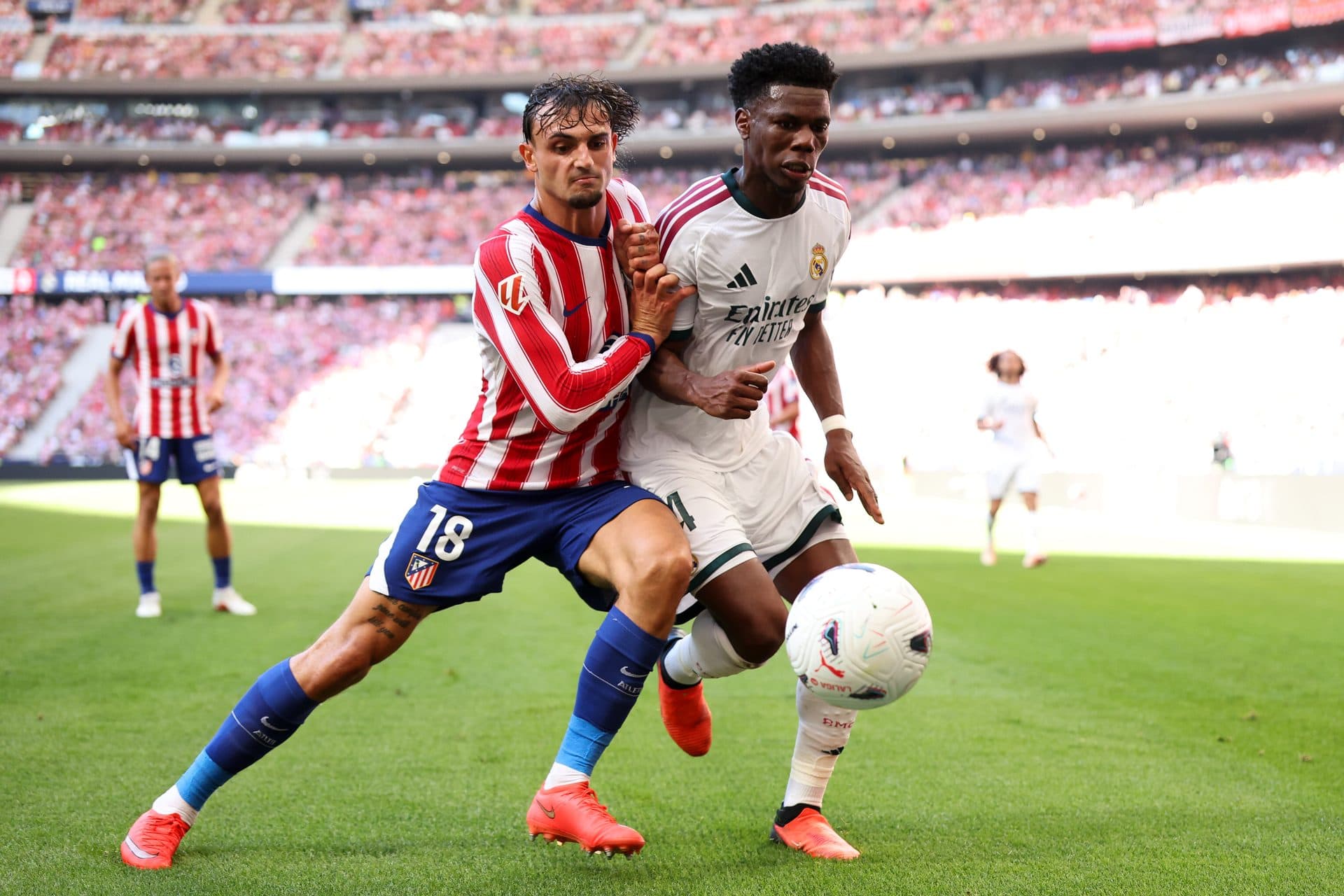 Atletico Madrid defender appears to target Real Madrid trio after derby win