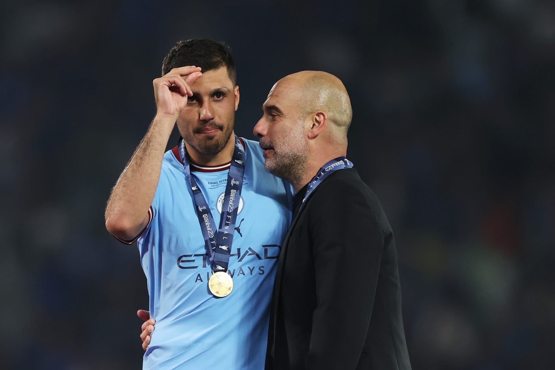Man City ace Rodri hits out at links with Enrique Riquelme’s campaign: ‘Don’t know where this came from’