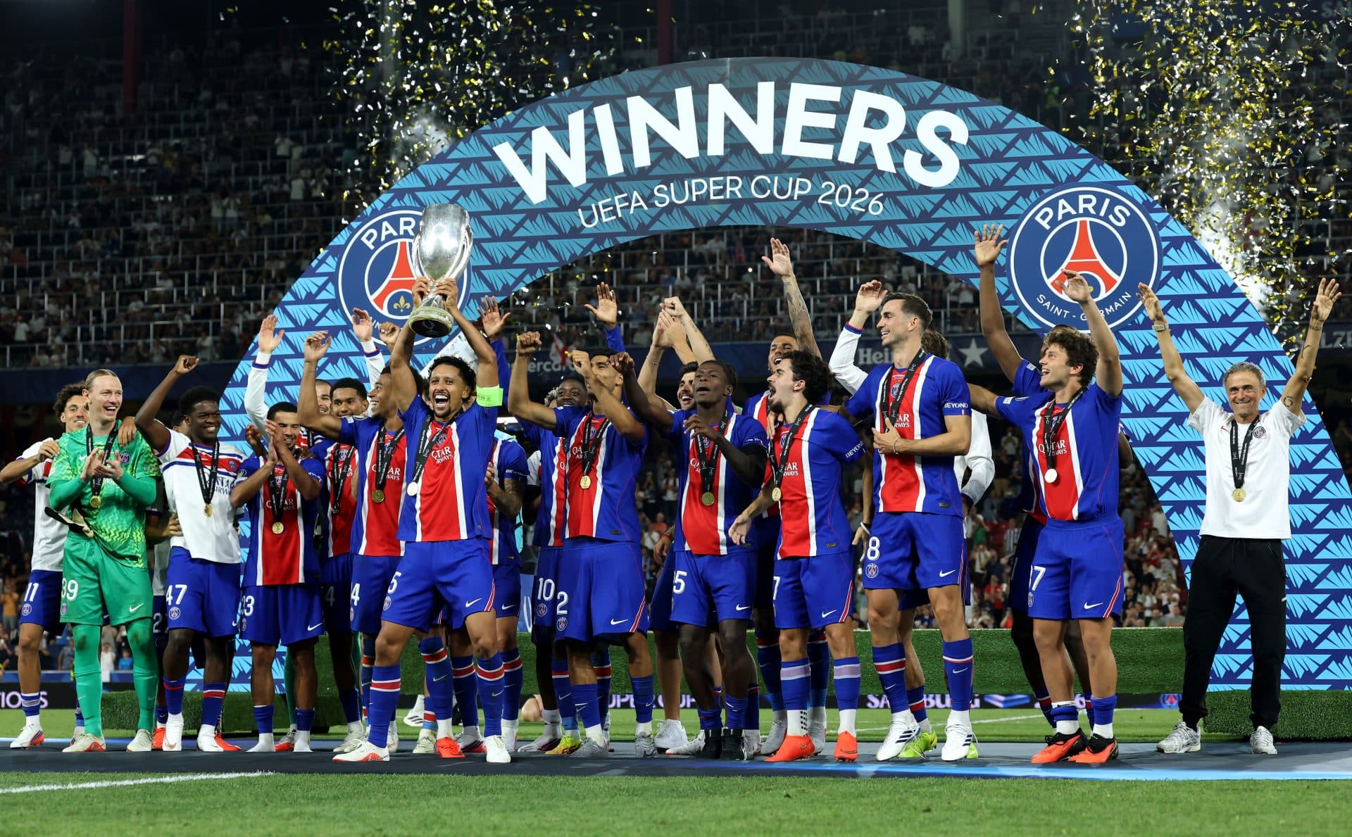 Real Madrid congratulate PSG on UEFA Super Cup triumph: ‘Well-deserved title’