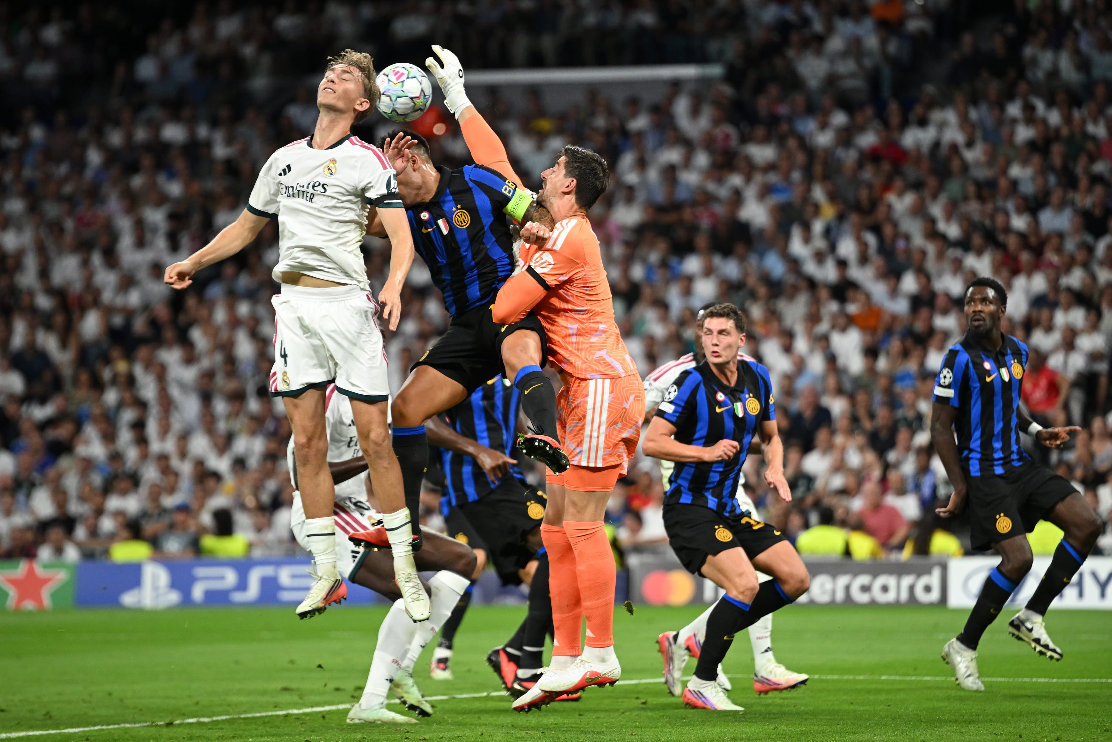 Courtois 8.5, Huijsen 7.5 | Real Madrid 2-1 Inter Milan: Player ratings