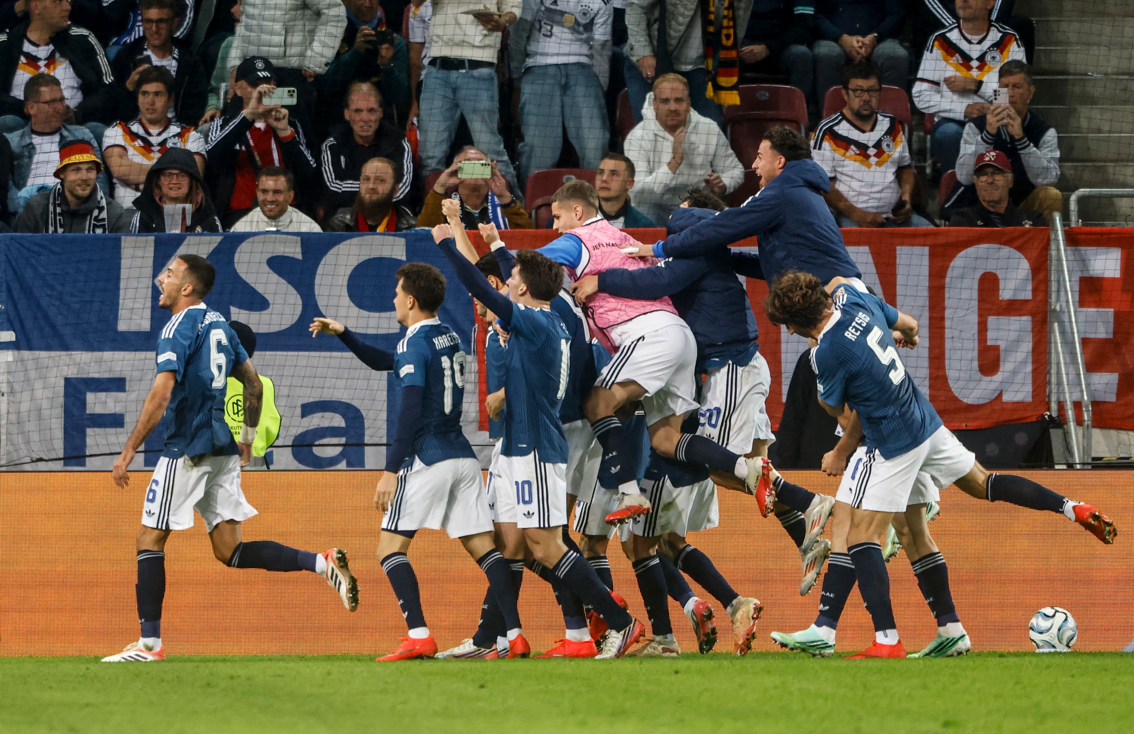 Nations League: Greece upset Germany, Portugal sink Norway