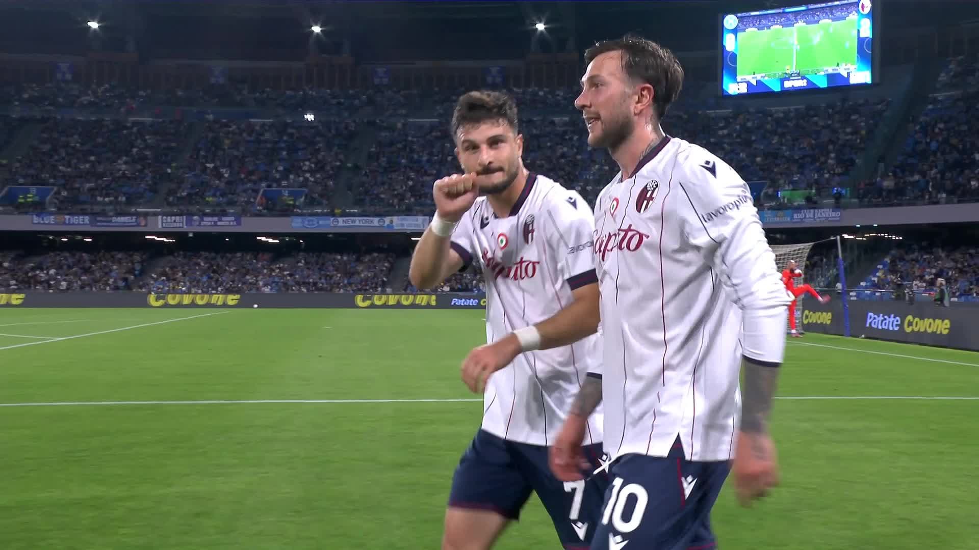 🔴Napoli-Bologna 1-2 | DiLo 🔙 pen, goal! Orsolini like Signori, Di Vaio