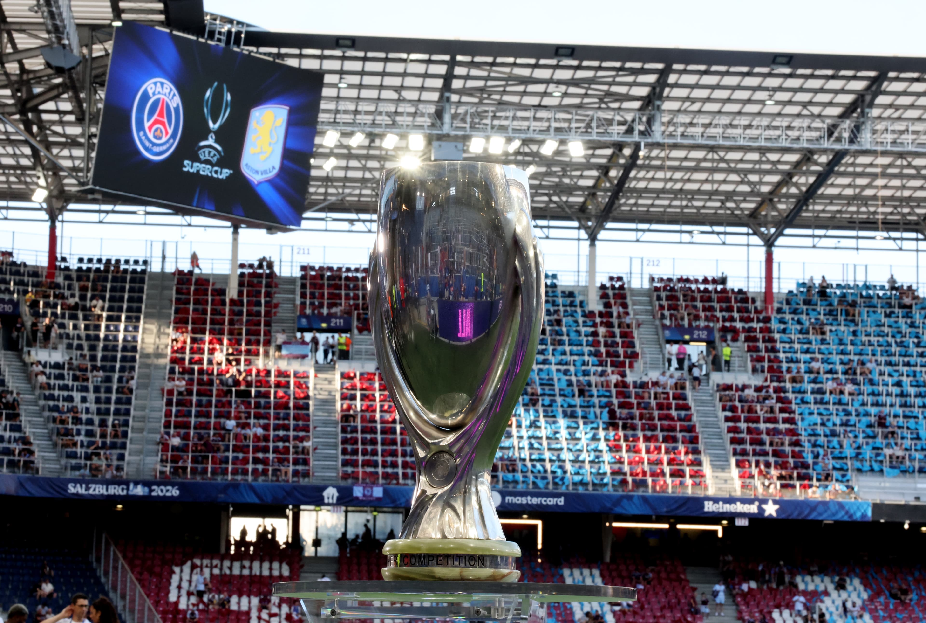 PSG and Aston Villa name XIs for UEFA Super Cup showdown