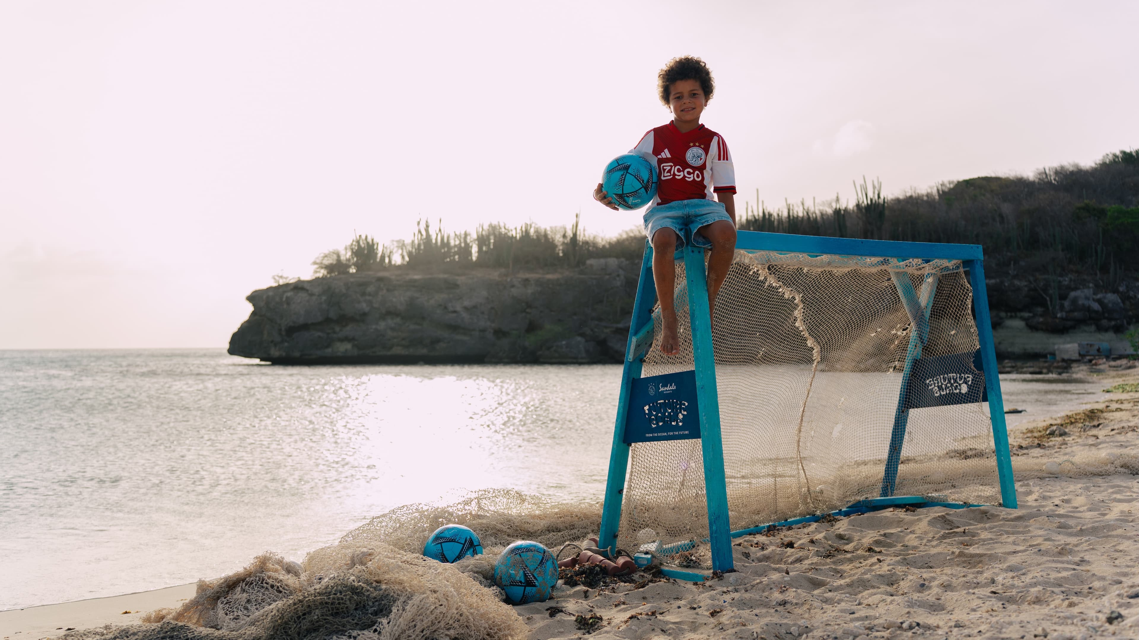 From fishing nets to football goals: BBC documents youth programme by Ajax and Sandals Foundation