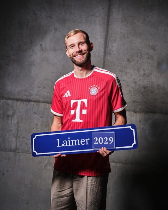 ✍️He’s staying! Laimer extends at FC Bayern until 2029