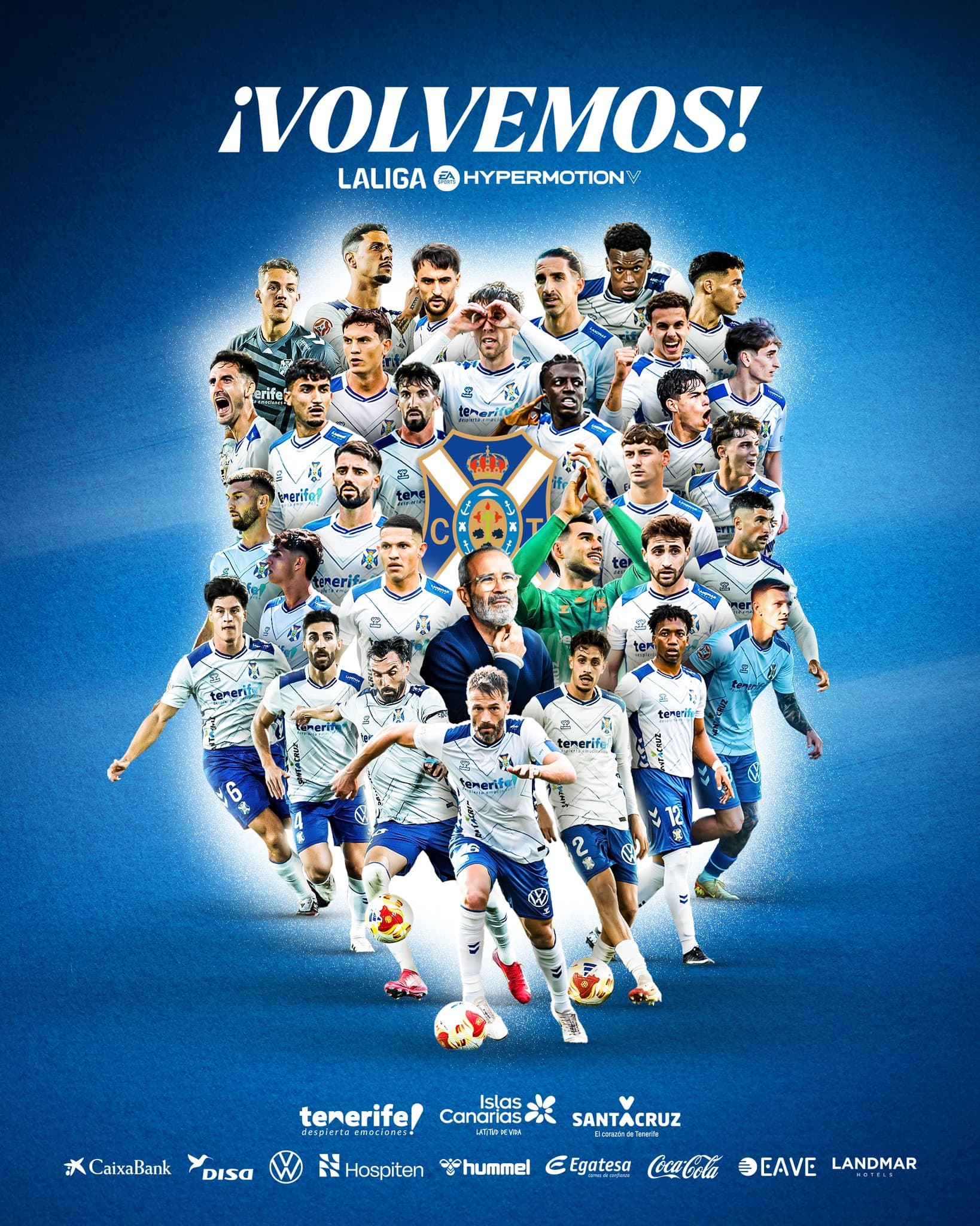 🚨Official: Tenerife return to LaLiga Hypermotion