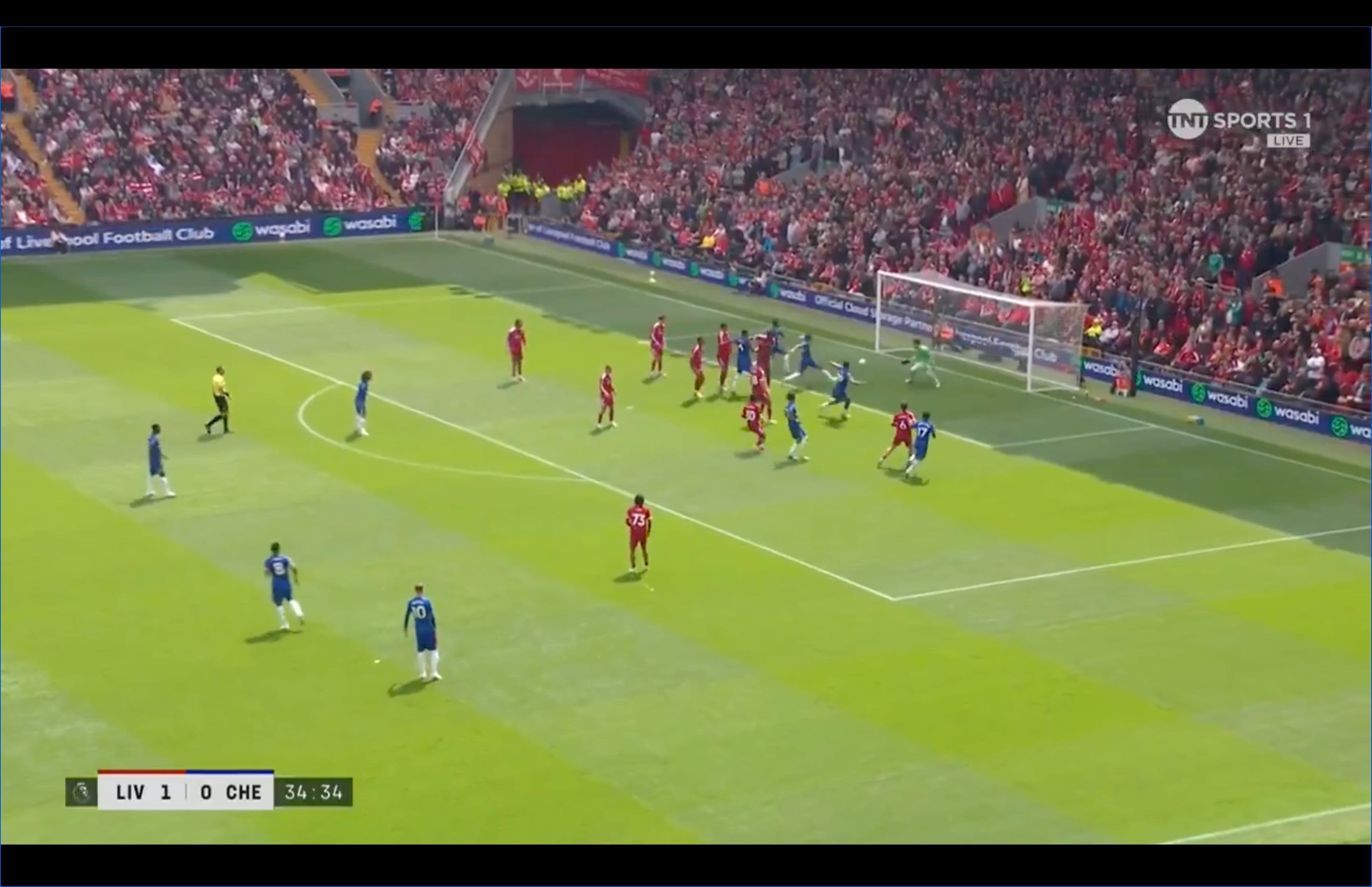 (Video): Enzo Fernandez grabs latest goal with long range free kick and unintentional Wesley Fofana dummy
