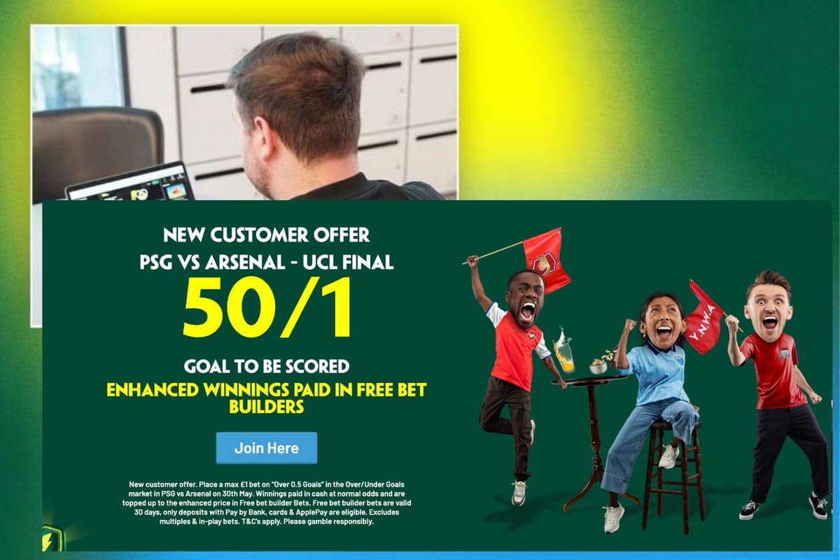 Paddy Power free bet offer: New customers claim 50/1 odds for a goal to be scored in Champions League final