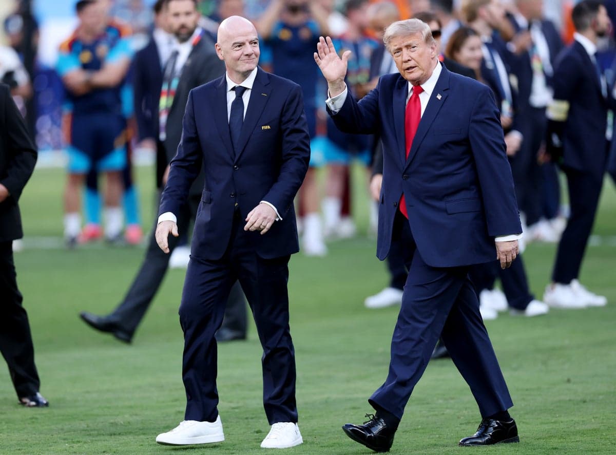 Donald Trump’s big World Cup day out: crowd boos, player snubs and failed photobomb