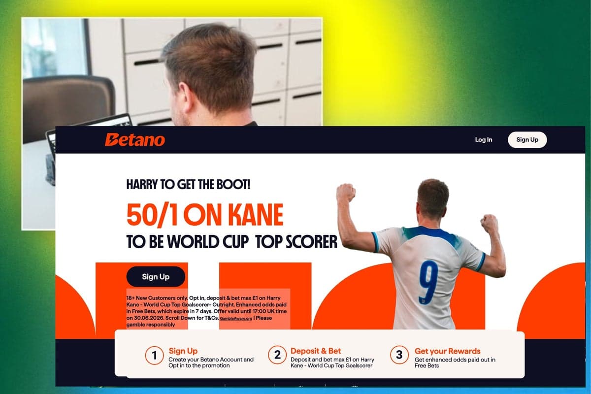 Betano World Cup offer: 50/1 on Harry Kane to be the World Cup top scorer