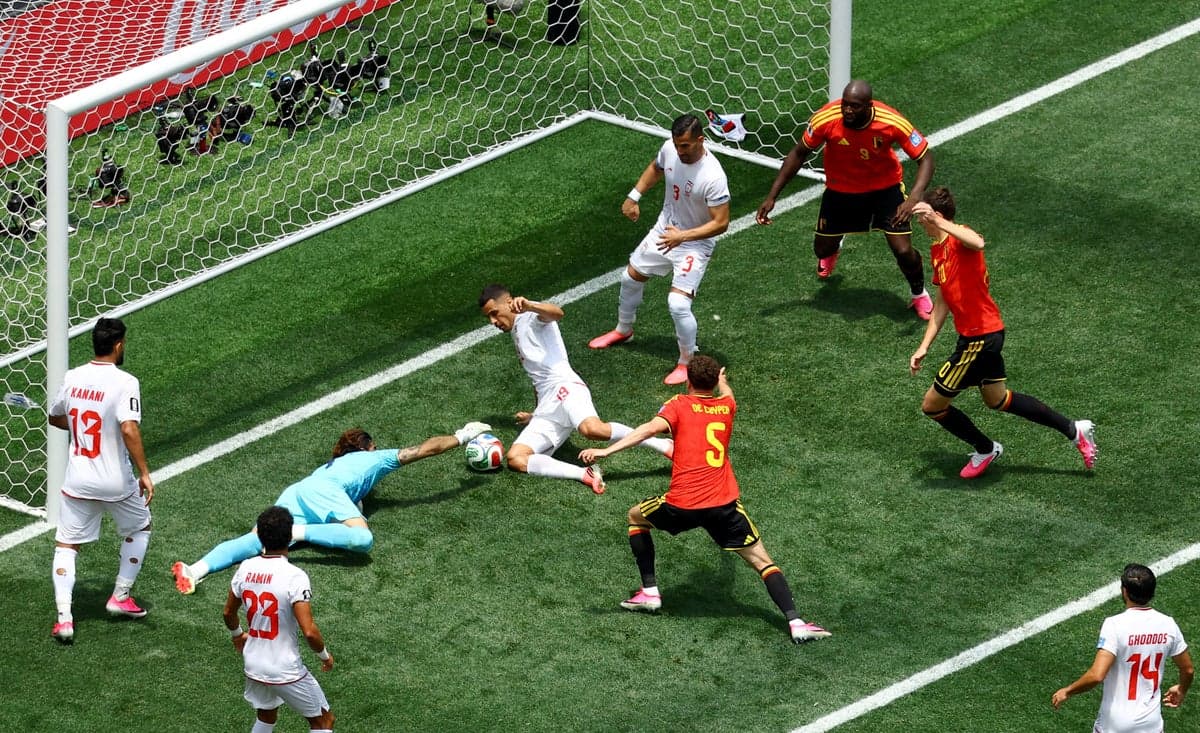 Belgium handed World Cup problem in Iran stalemate thanks to Alireza Beiranvand heroics