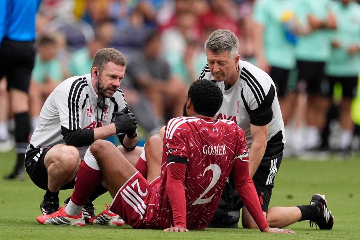 Joe Gomez injury takes shine off Liverpool’s first win under Andoni Iraola
