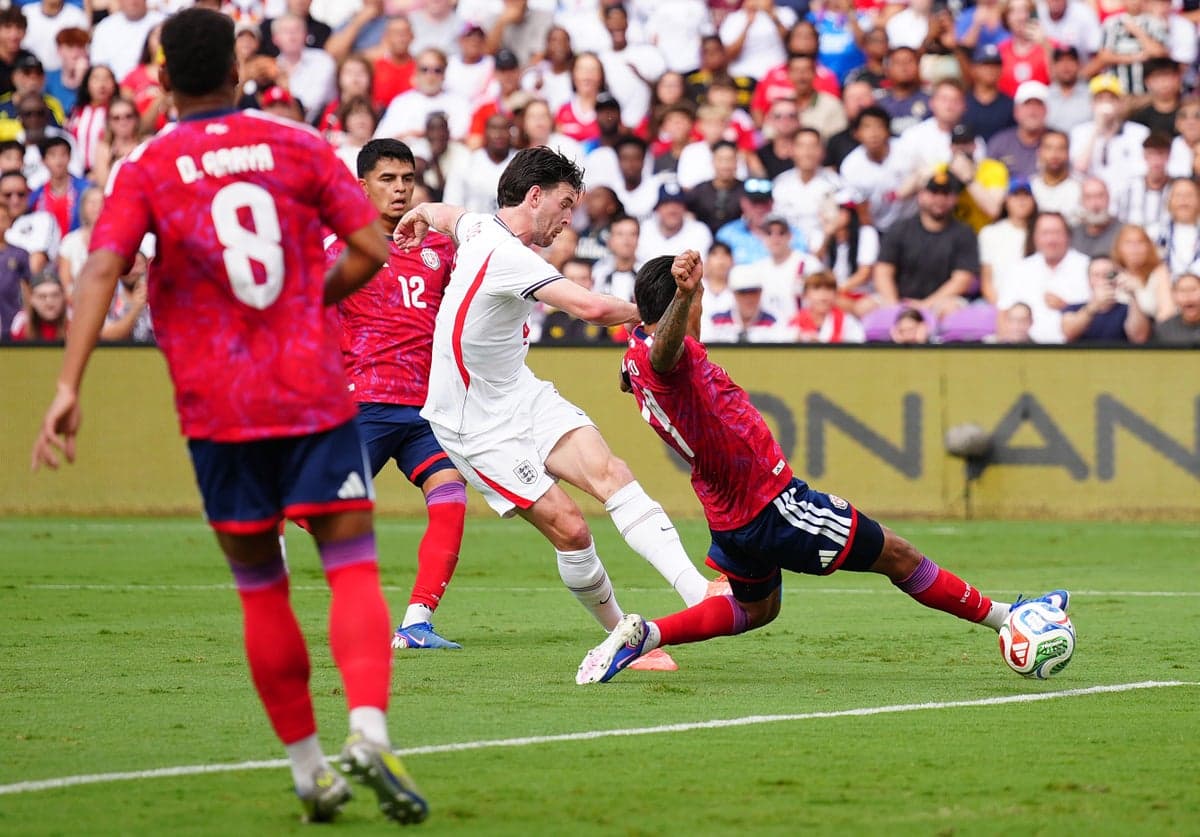 Declan Rice explains sunburn blunder as World Cup photo goes viral