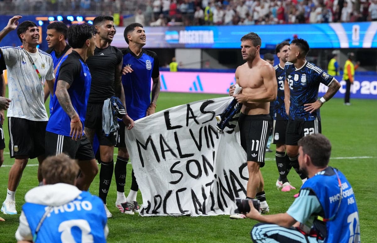 Fifa open disciplinary case against Argentina FA over Falklands banner and other incidents