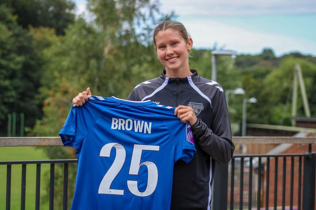 Durham sign defender Brown