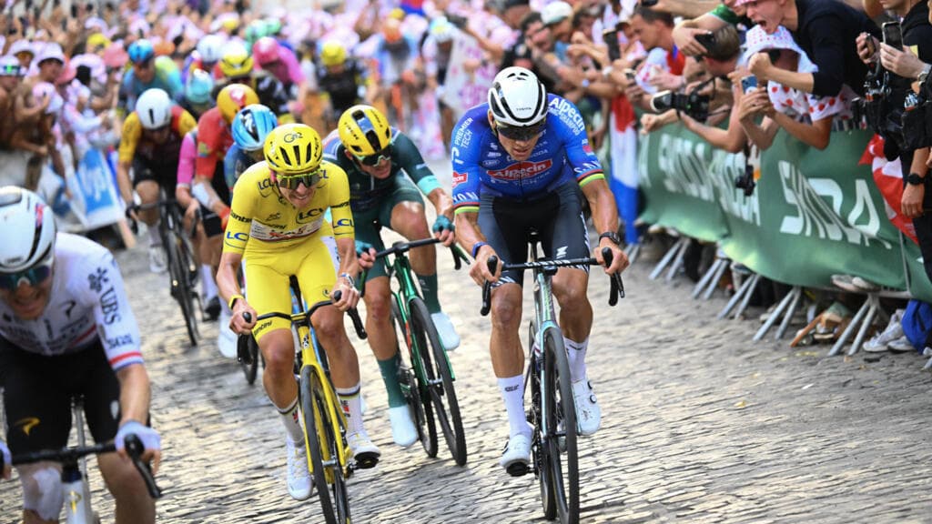 Tour de France: Mathieu van der Poel wins legendary final stage