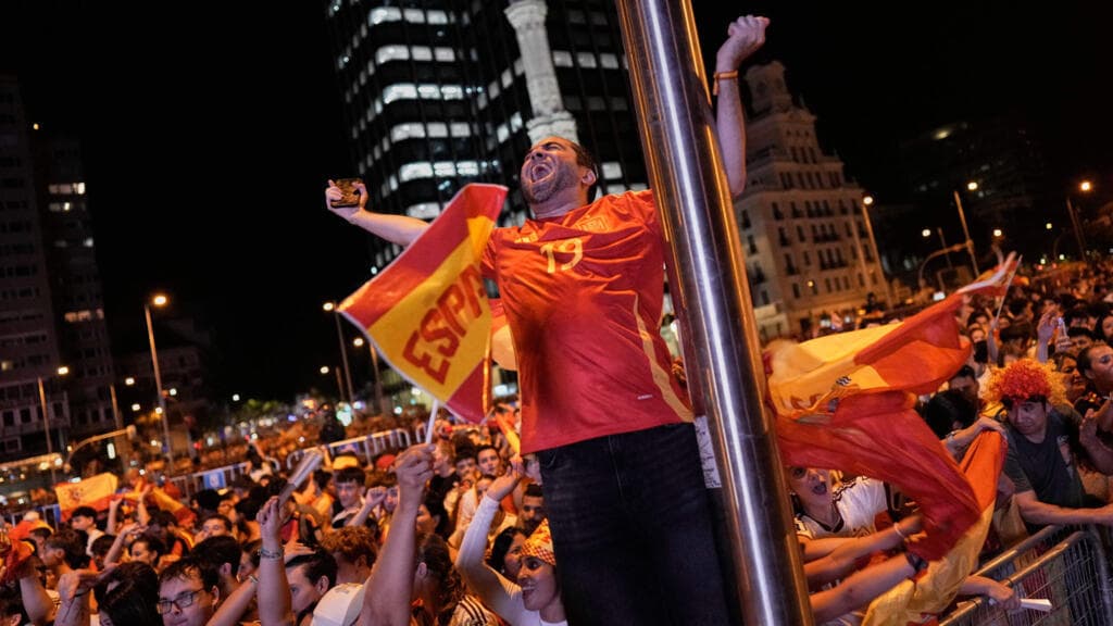'Absolute joy spilling out' for Spain's 'new golden generation' of football
