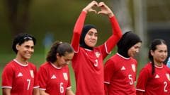 Banned from football at home, Afghan women's team reunite 8,000 miles away