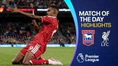 Isak's early double gives Liverpool victory over Ipswich