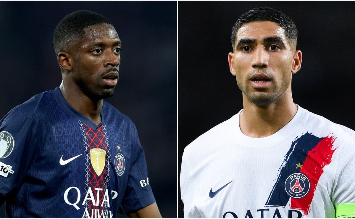 Dembele and Hakimi’s absences from PSG training raise concern ahead of Champions League final vs Arsenal