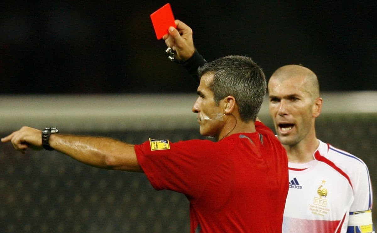 World Cup red cards by tournament: Which edition saw the most players sent off?