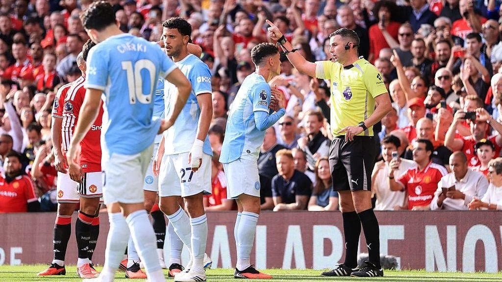 Foden red card in derby narrowly supported by panel