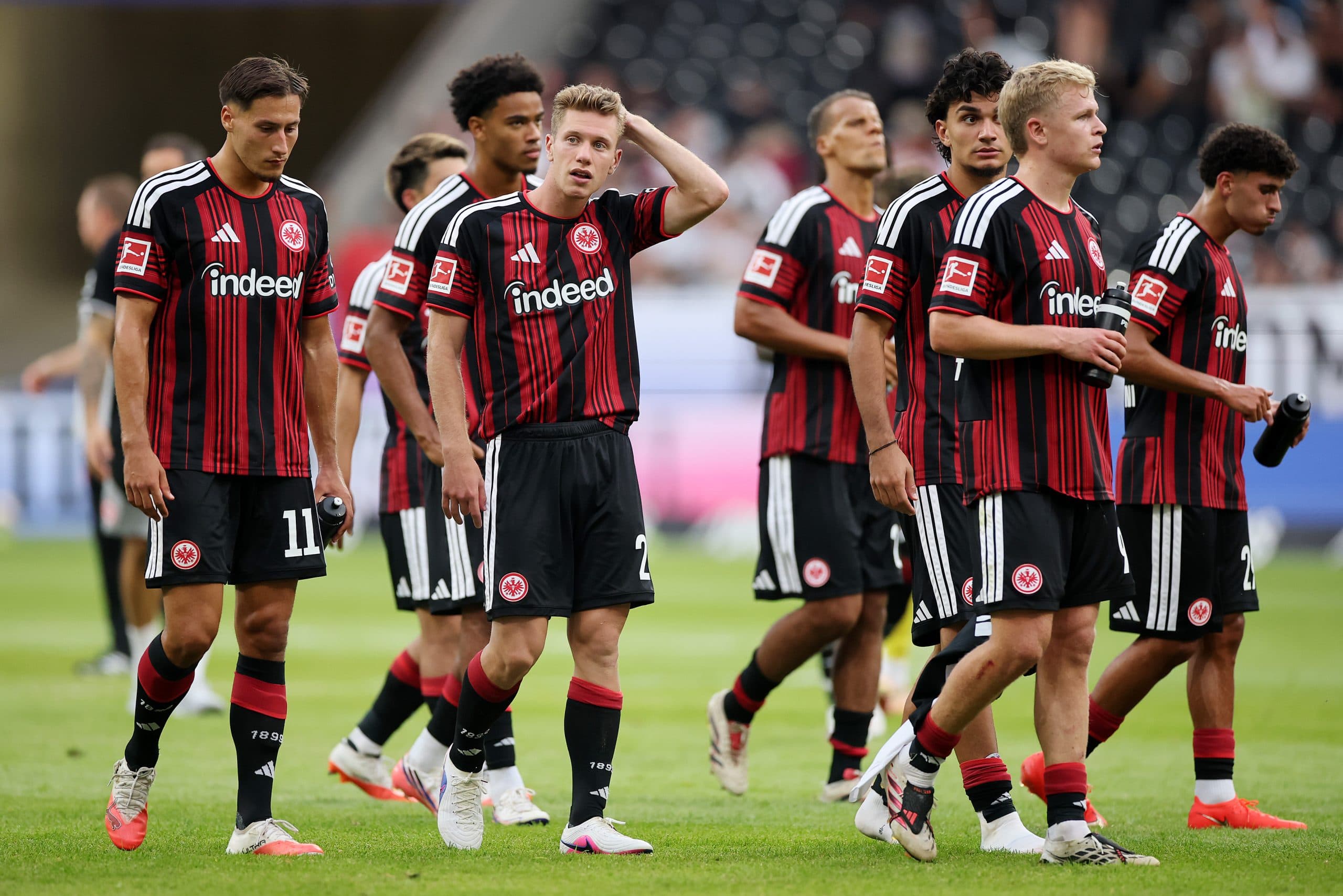 Eintracht Frankfurt’s Adi Hütter defends small squad size and ponders tactical change after Bundesliga defeat