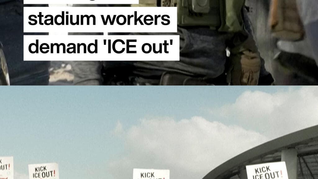Los Angeles World Cup workers demand ‘ICE out’ during tournament